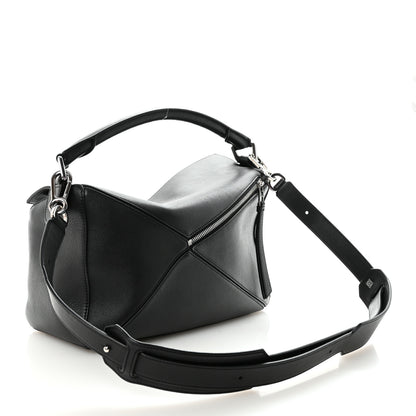 Loewe Calfskin Medium Puzzle Bag Black 3 of 9