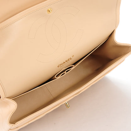 Chanel Lambskin Quilted Jumbo Double Flap Beige 5 of 7