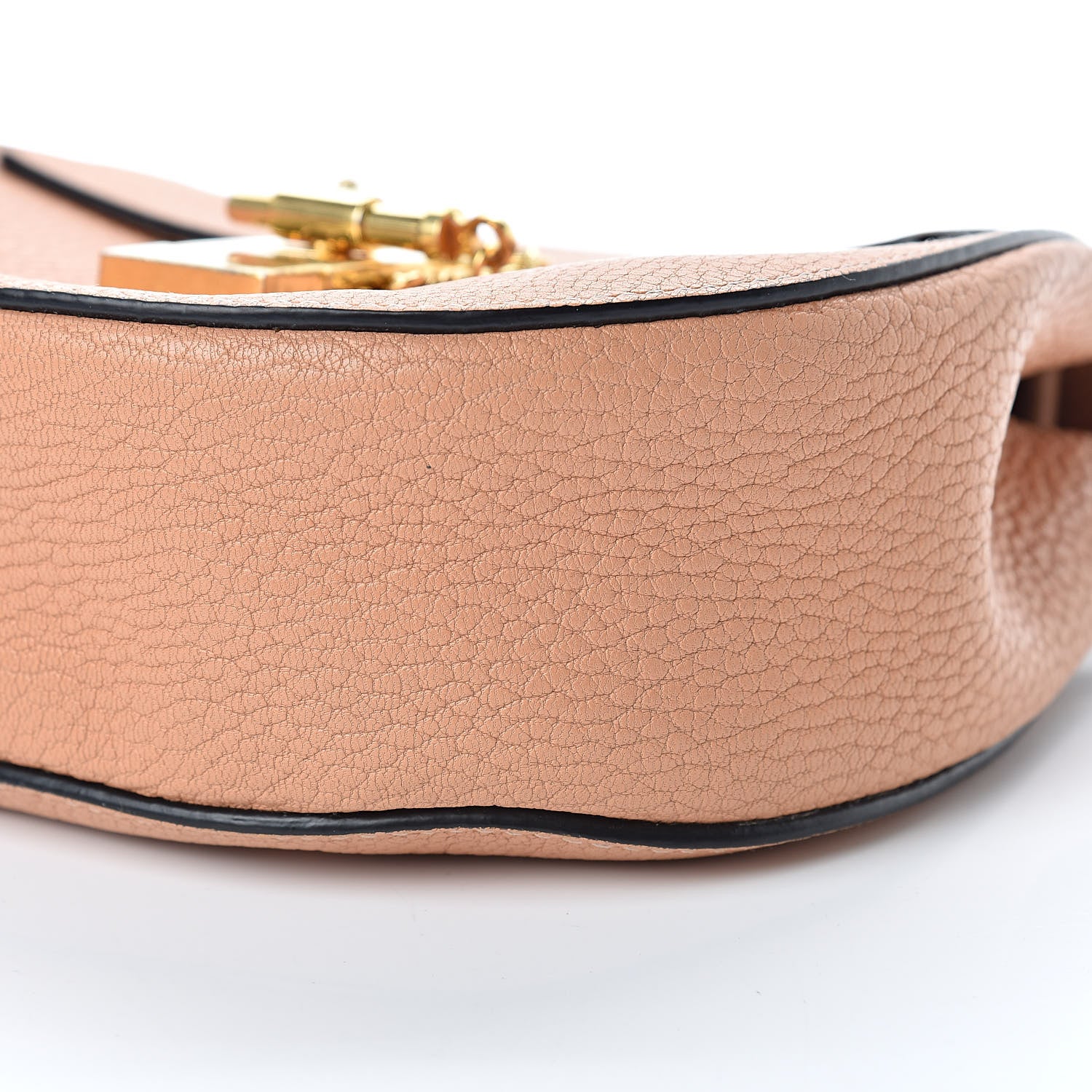 Chloe Grained Lambskin Mini Drew Shoulder Bag Gingerbread 10 of 11