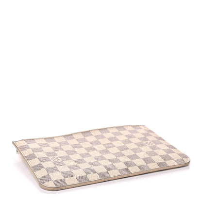 Louis Vuitton Damier Azur Neverfull MM GM Pochette Rose Ballerine 4 of 12