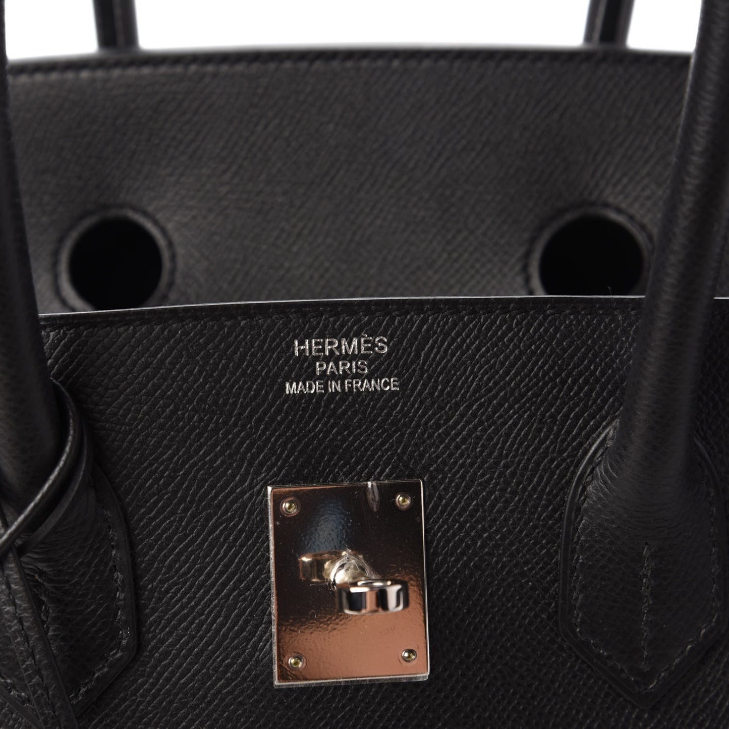 Epsom Birkin 35 Black