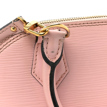 Louis Vuitton Epi Blooming Flowers Alma BB Rose Ballerine 18 of 19