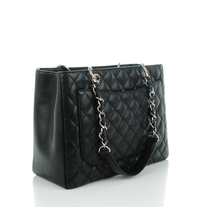 Chanel Caviar Quilted Grand Shopping Tote GST Black 3 of 7