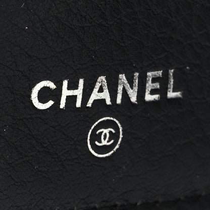 Chanel Calfskin Stitched CC Long Wallet Black 7 of 11