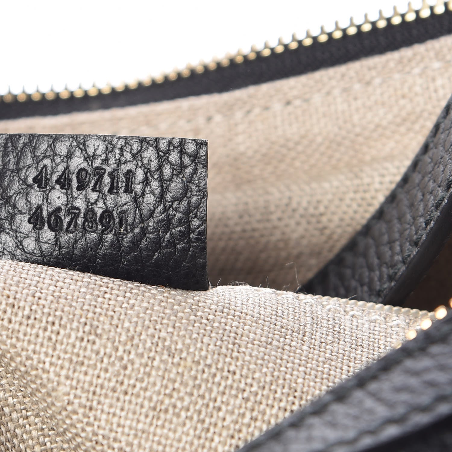 Gucci Dollar Calfskin GG Hobo Black 7 of 9