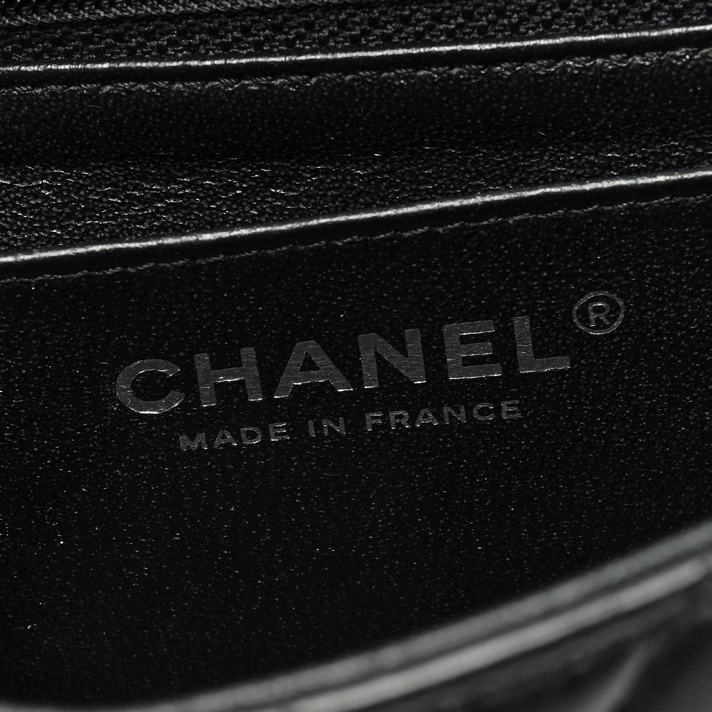 Lambskin Quilted Mini Square Flap Black
