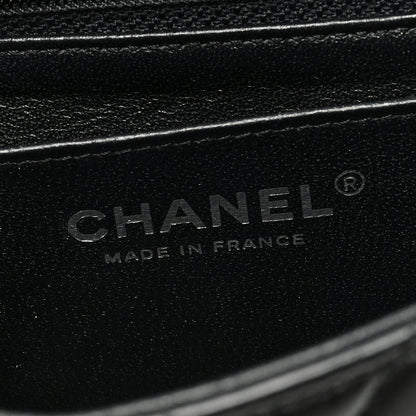 Chanel Lambskin Quilted Mini Square Flap Black 6 of 12