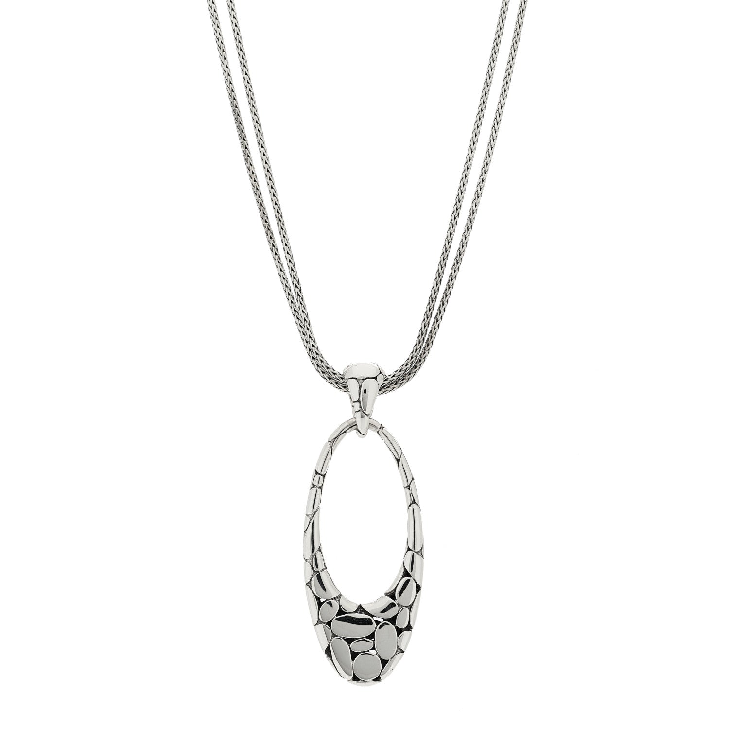 John Hardy Sterling Silver Kali Pendant Necklace 1 of 5