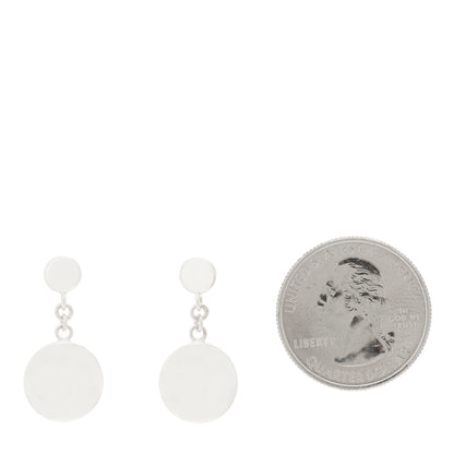 Tiffany Sterling Silver Round Drop Earrings 2 of 5