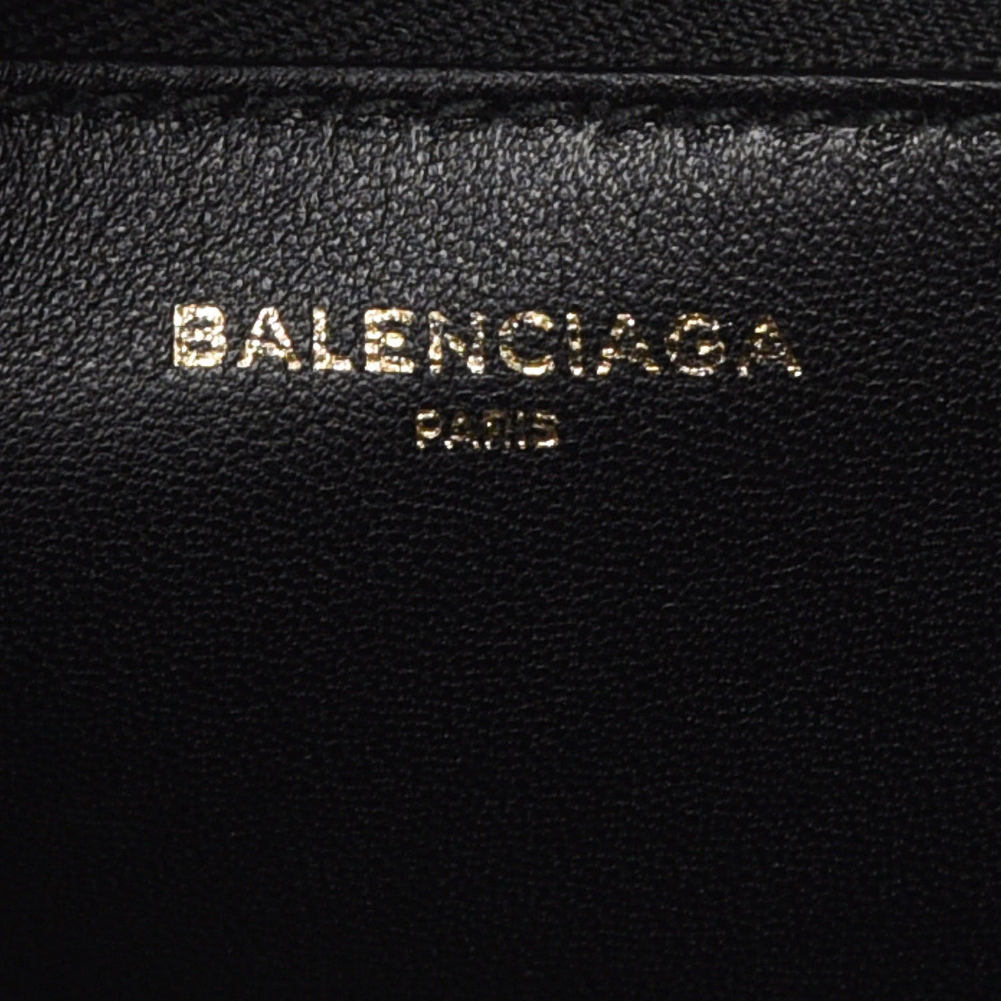 Agneau Classique Brillainte Tote Black
