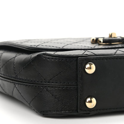Chanel Calfskin Stitched Small Covered CC Flap Bag Black 9 of 11