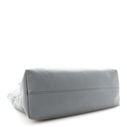 Burberry London Grainy Calfskin Medium Baynard Tote Storm Grey 4 of 14