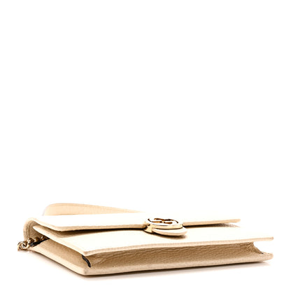 Gucci Dollar Calfskin Interlocking G Chain Wallet Ivoire 4 of 10