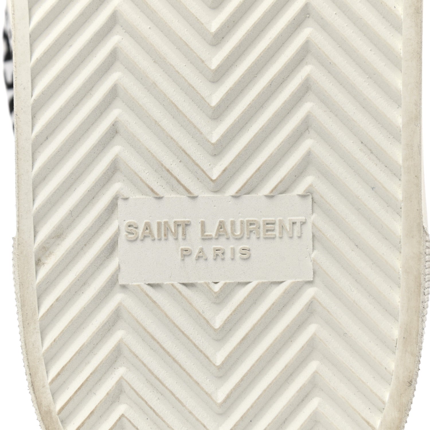 Saint Laurent Canvas Mens Venice Low Top Sneakers 41 Black White 6 of 9