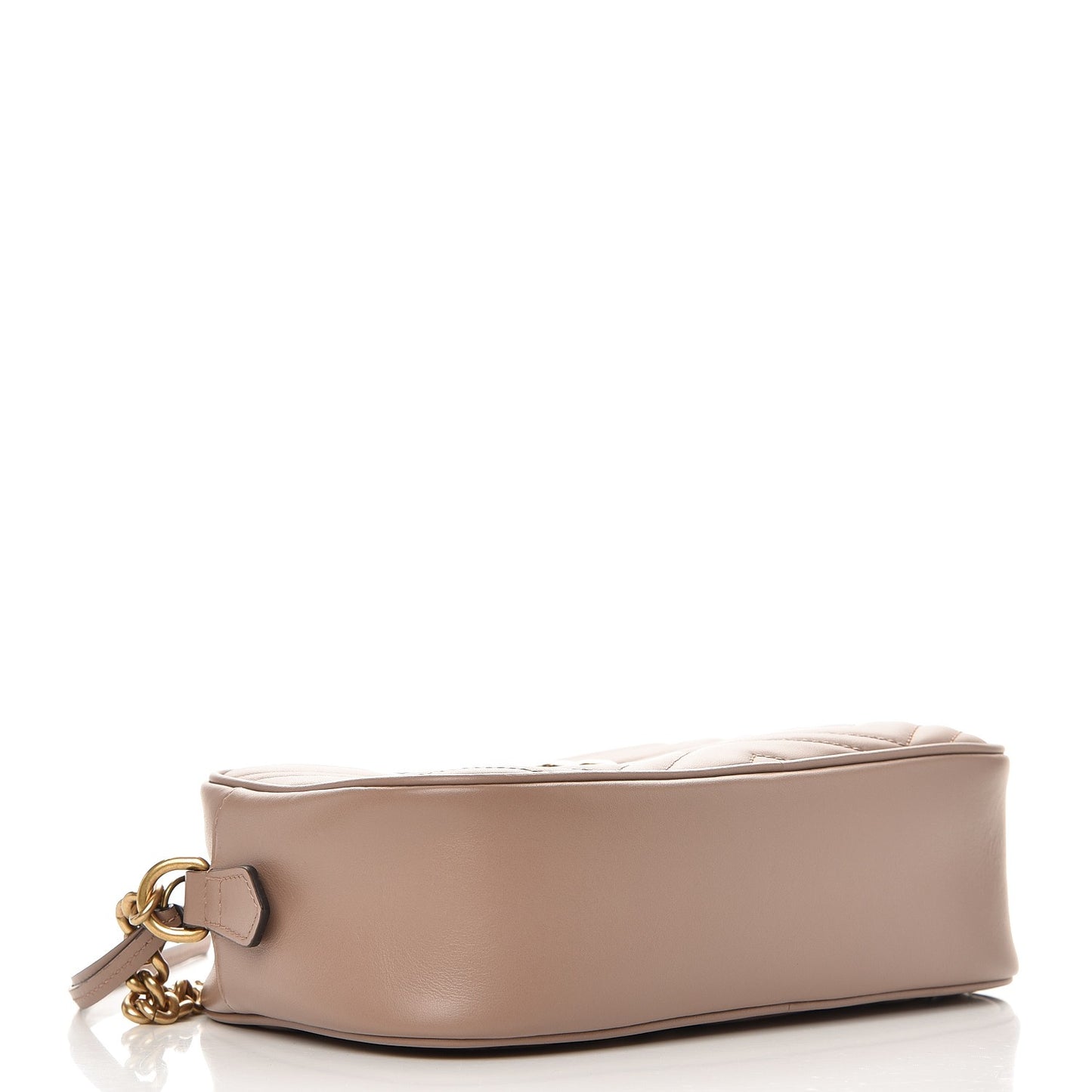 Calfskin Matelasse Small GG Marmont Chain Shoulder Bag Porcelain Rose