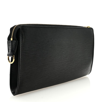 Louis Vuitton Epi Pochette Accessories 24 Black 3 of 6