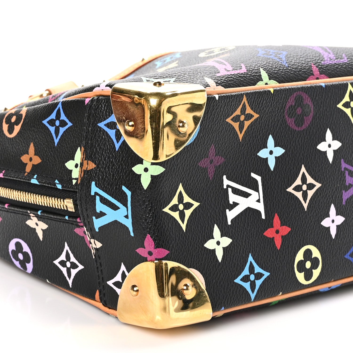 Louis Vuitton Monogram Multicolor Trouville Black 8 of 9