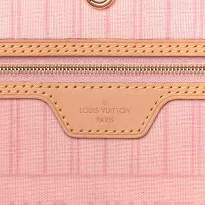 Louis Vuitton Damier Azur Neo Neverfull GM Rose Ballerine 7 of 9