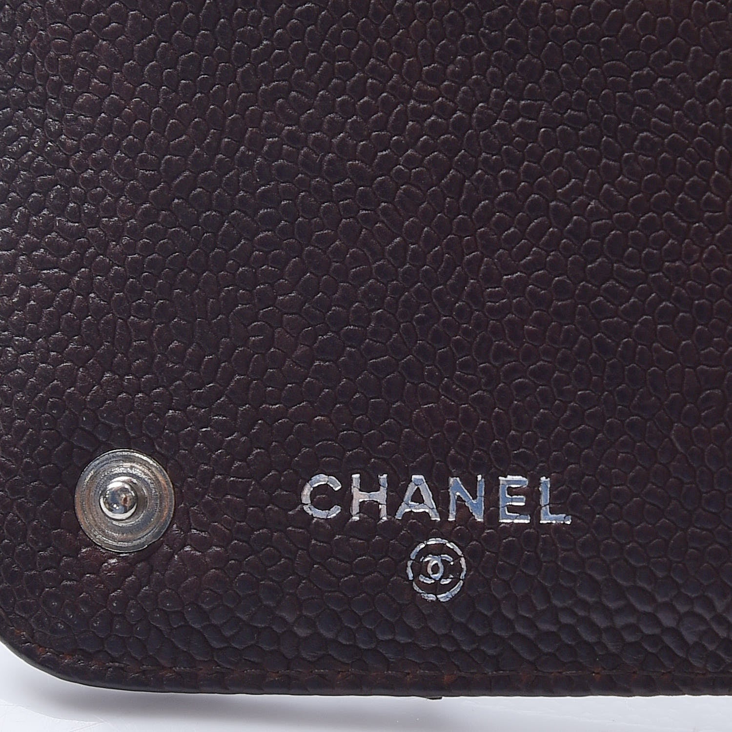 Chanel Caviar Quilted Outdoor Ligne Wallet Dark Brown 7 of 11