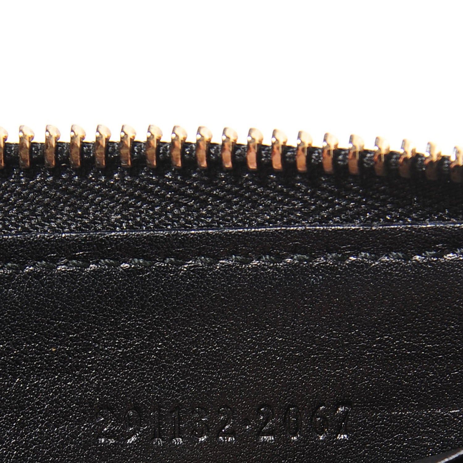 Gucci Guccissima Sukey Zip Around Wallet Black 5 of 6