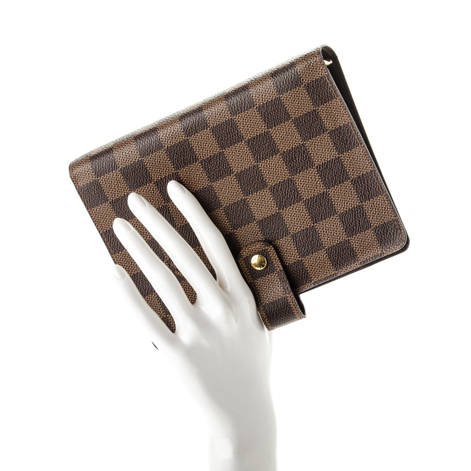 Louis Vuitton Damier Ebene Medium Ring Agenda Cover 2 of 7