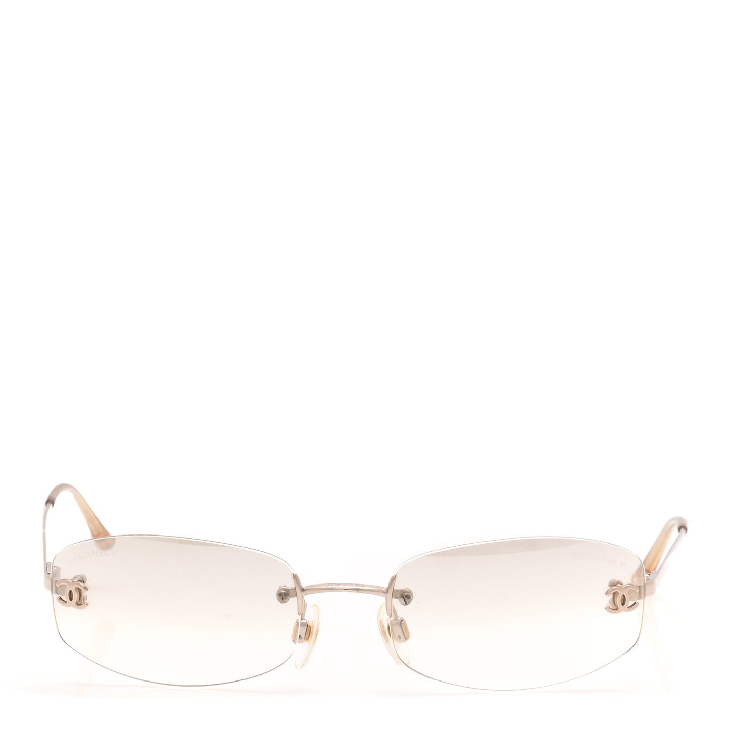 Metal Frameless Sunglasses 4002 Grey