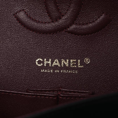 Chanel Lambskin Quilted Medium Double Flap Black 6 of 13