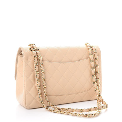 Chanel Caviar Quilted Jumbo Double Flap Beige Clair 4 of 17