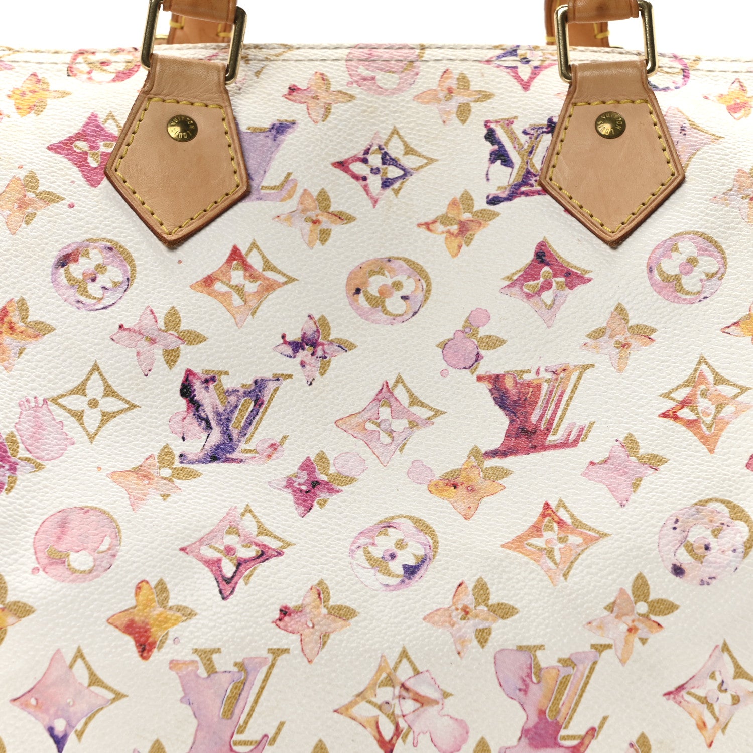 Louis Vuitton Watercolor Aquarelle Speedy 35 White 7 of 9