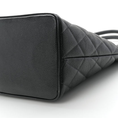 Chanel Caviar Quilted Medallion Tote Black 10 of 11