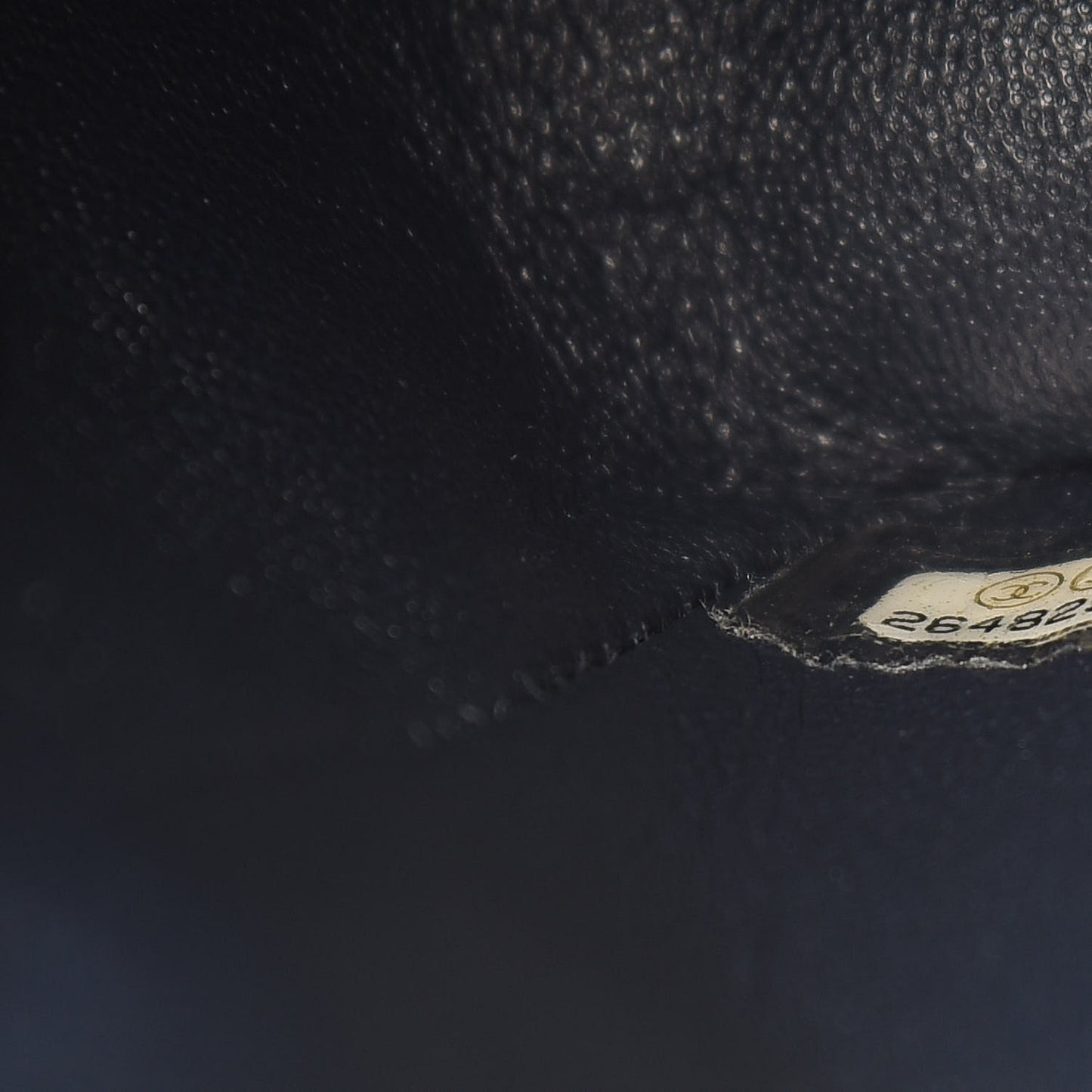 Caviar Quilted Mini Square Flap Navy
