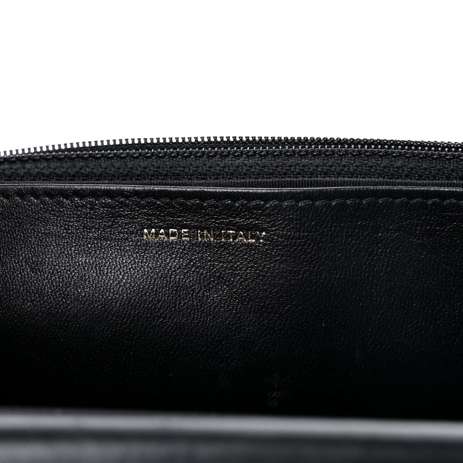 Chanel Lambskin Quilted Chain Around Wallet On Chain WOC Black 7 of 15