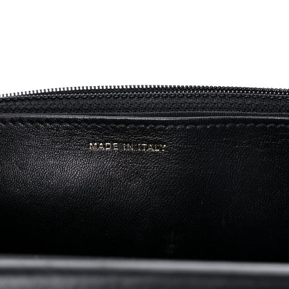 Chanel Lambskin Quilted Chain Around Wallet On Chain WOC Black 7 of 15