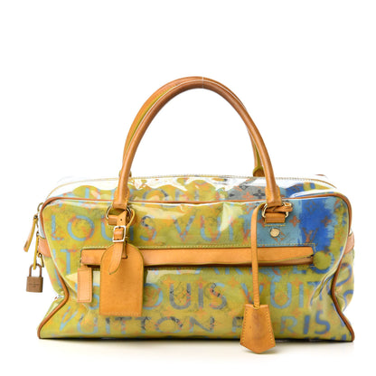 Louis Vuitton Monogram Pulp Defile Weekender PM Yellow 1 of 10