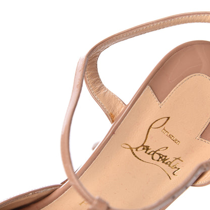 Christian Louboutin Patent Me Pam 100 Pumps 38.5 Nude 10 of 10