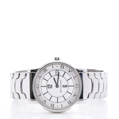 Bulgari Stainless Steel 35mm Solotempo Quartz Watch 3 of 6