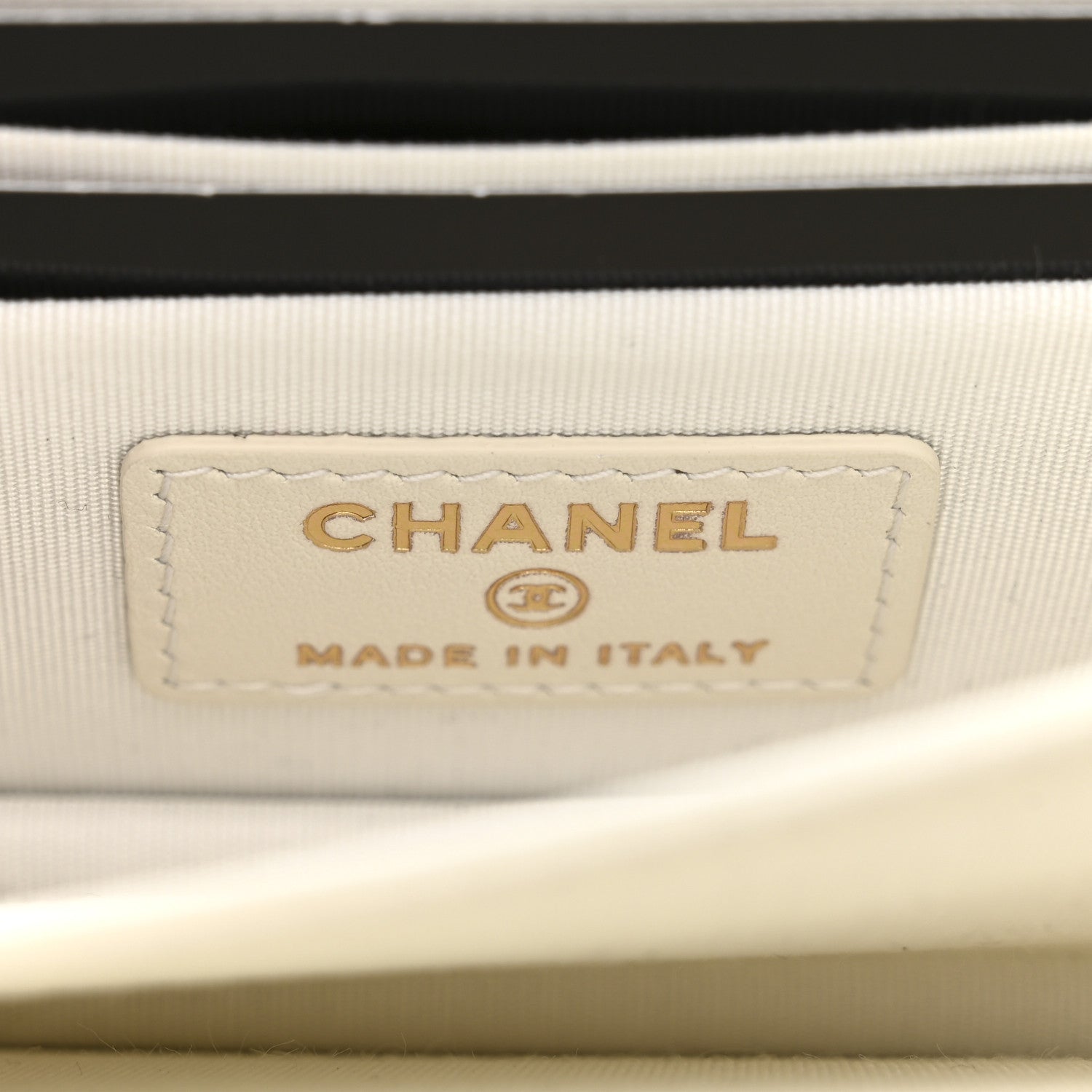 Chanel Calfskin Quilted Mini Maxi Pearls Wallet On Chain WOC White 7 of 12