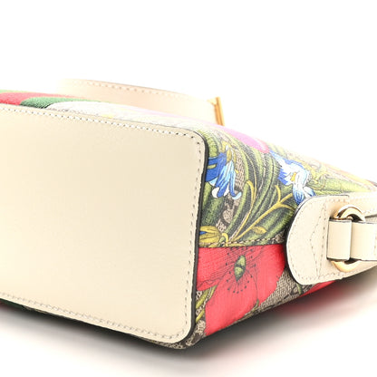 Gucci GG Supreme Monogram Flora Web GG Small Ophidia Dome Shoulder Bag White 10 of 10