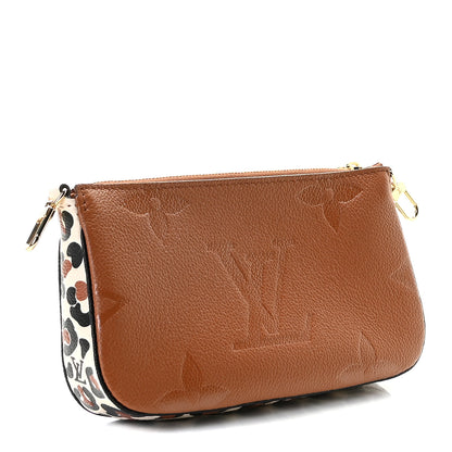 Louis Vuitton Empreinte Monogram Giant Wild At Heart Multi Pochette Accessories Mini Pochette Caramel 2 of 7