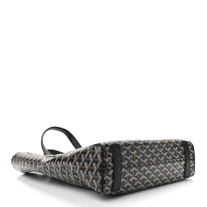 Goyard Goyardine Voltaire III Tote Black 4 of 12