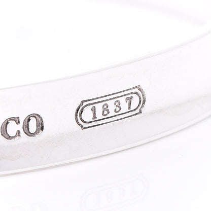 Tiffany Sterling Silver 1837 Bangle Bracelet 7 of 9