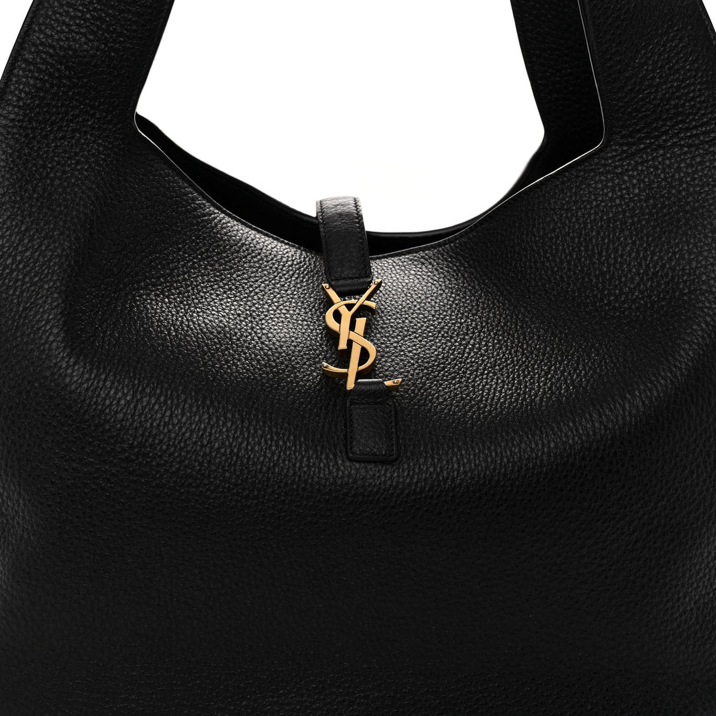 Grained Deerskin Bea Tote Black