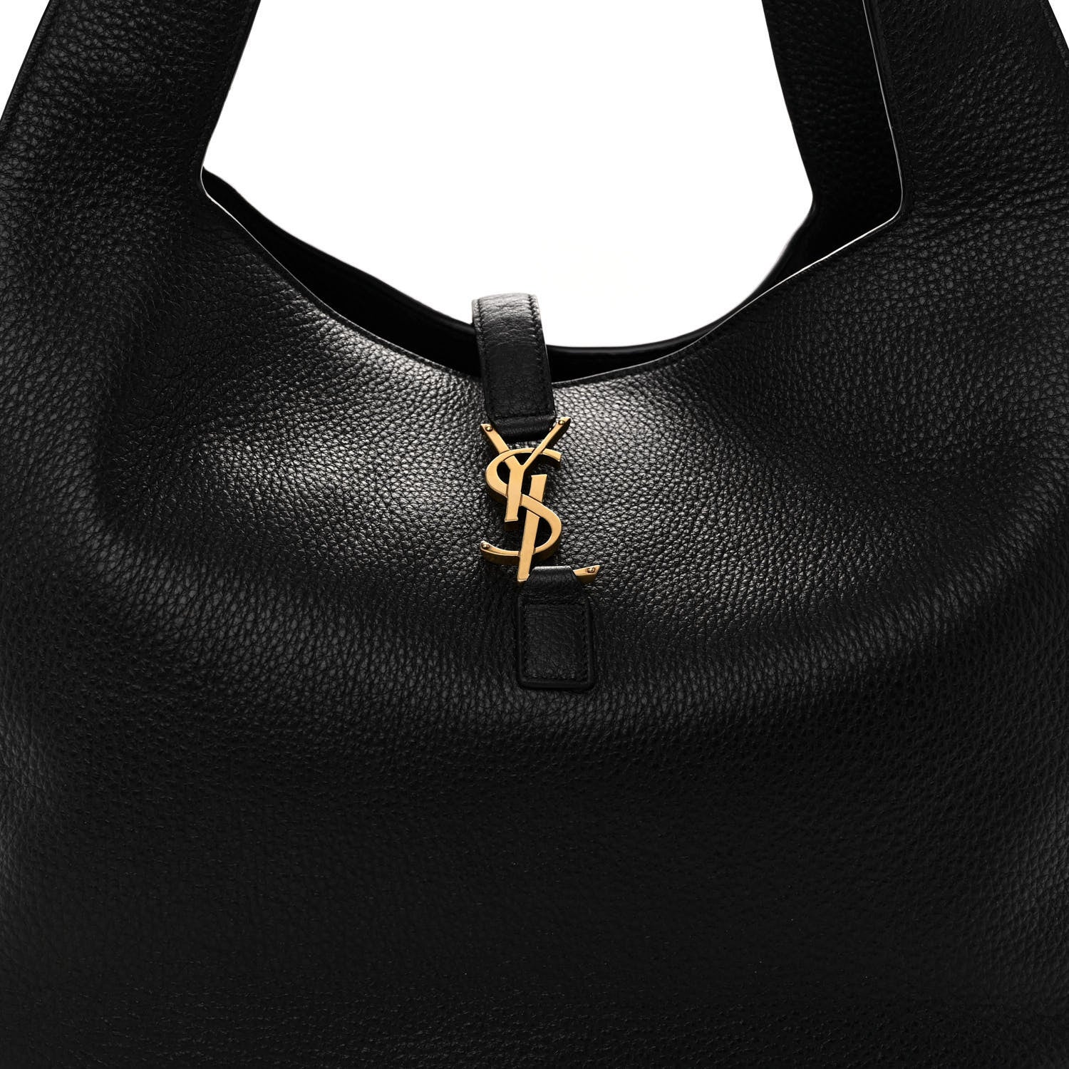 Saint Laurent Grained Deerskin Bea Tote Black 7 of 9