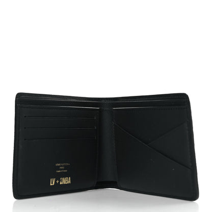 Louis Vuitton X NBA Grained Calfskin Monogram Multiple Wallet Black 5 of 7