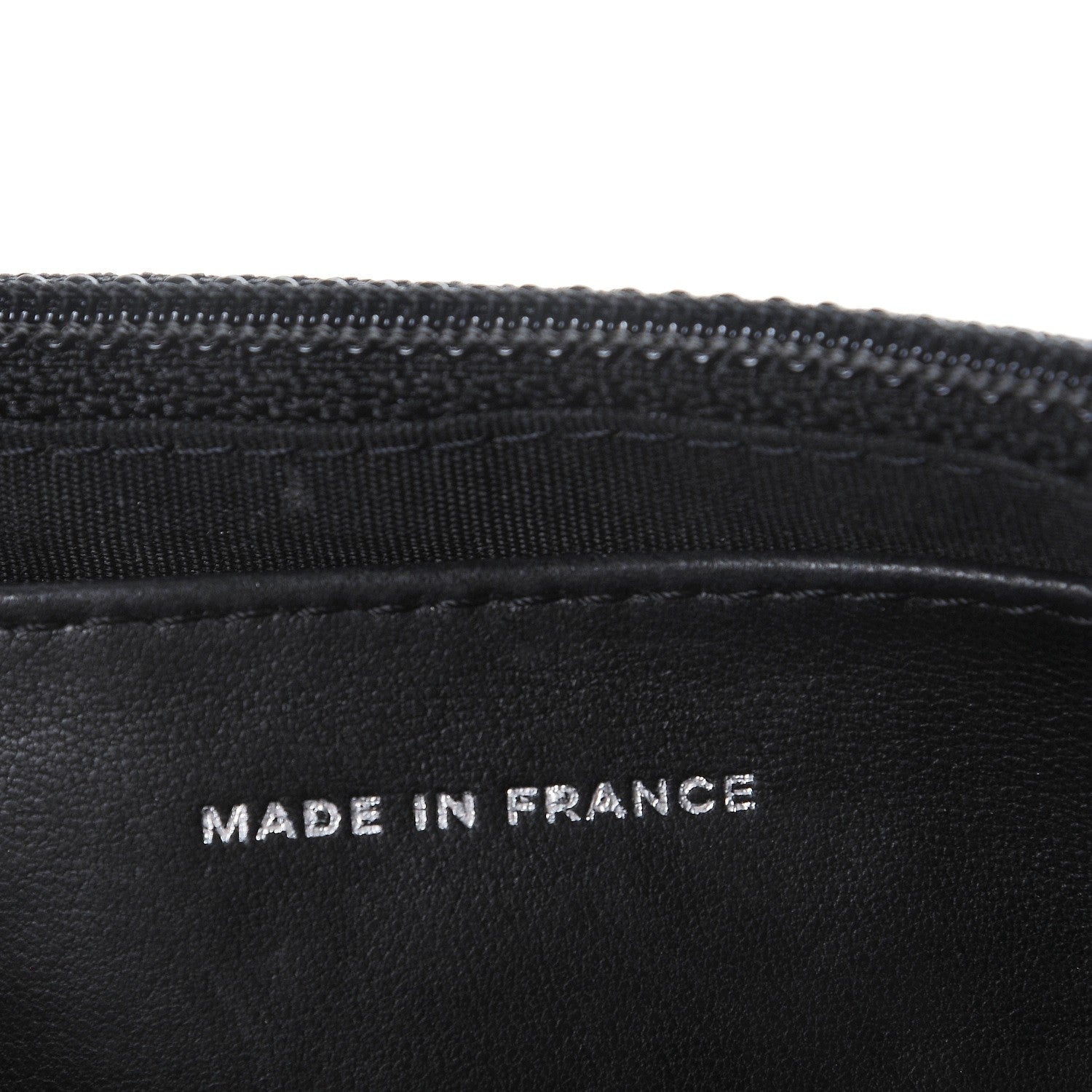 Chanel Lambskin Half Moon Wallet On Chain WOC Black 7 of 9