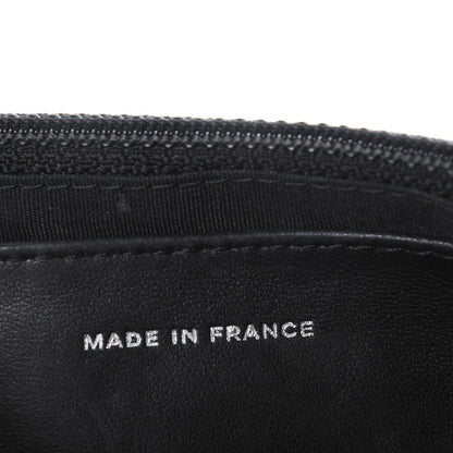 Chanel Lambskin Half Moon Wallet On Chain WOC Black 7 of 9
