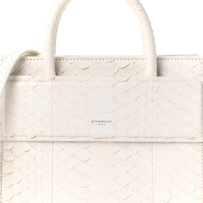 Givenchy Snakeskin Mini Horizon Satchel White 8 of 10
