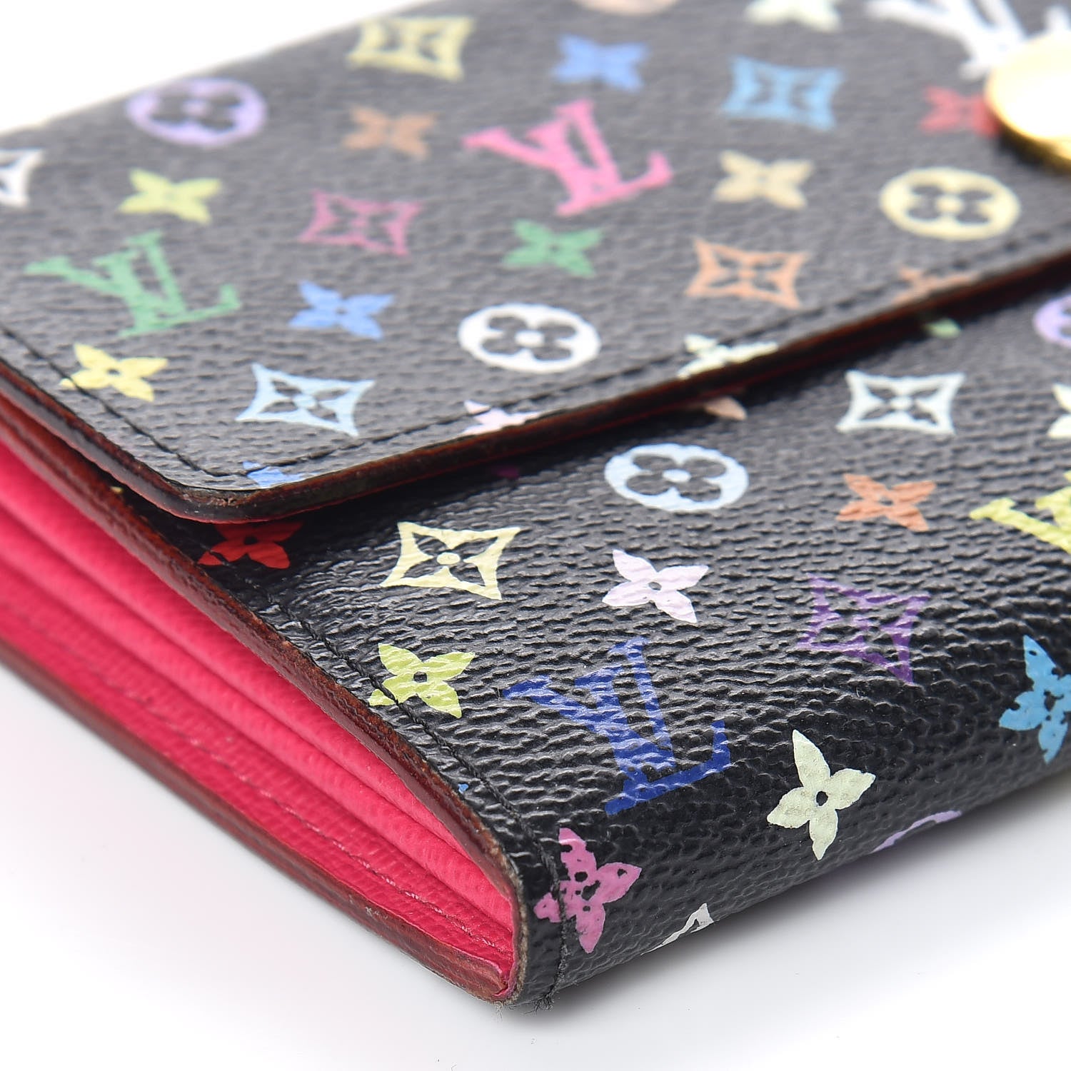 Louis Vuitton Monogram Multicolor Sarah Wallet Black Grenade 8 of 12
