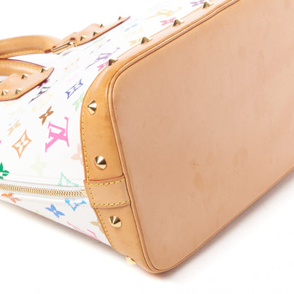 Louis Vuitton Monogram Multicolor Alma White 5 of 8