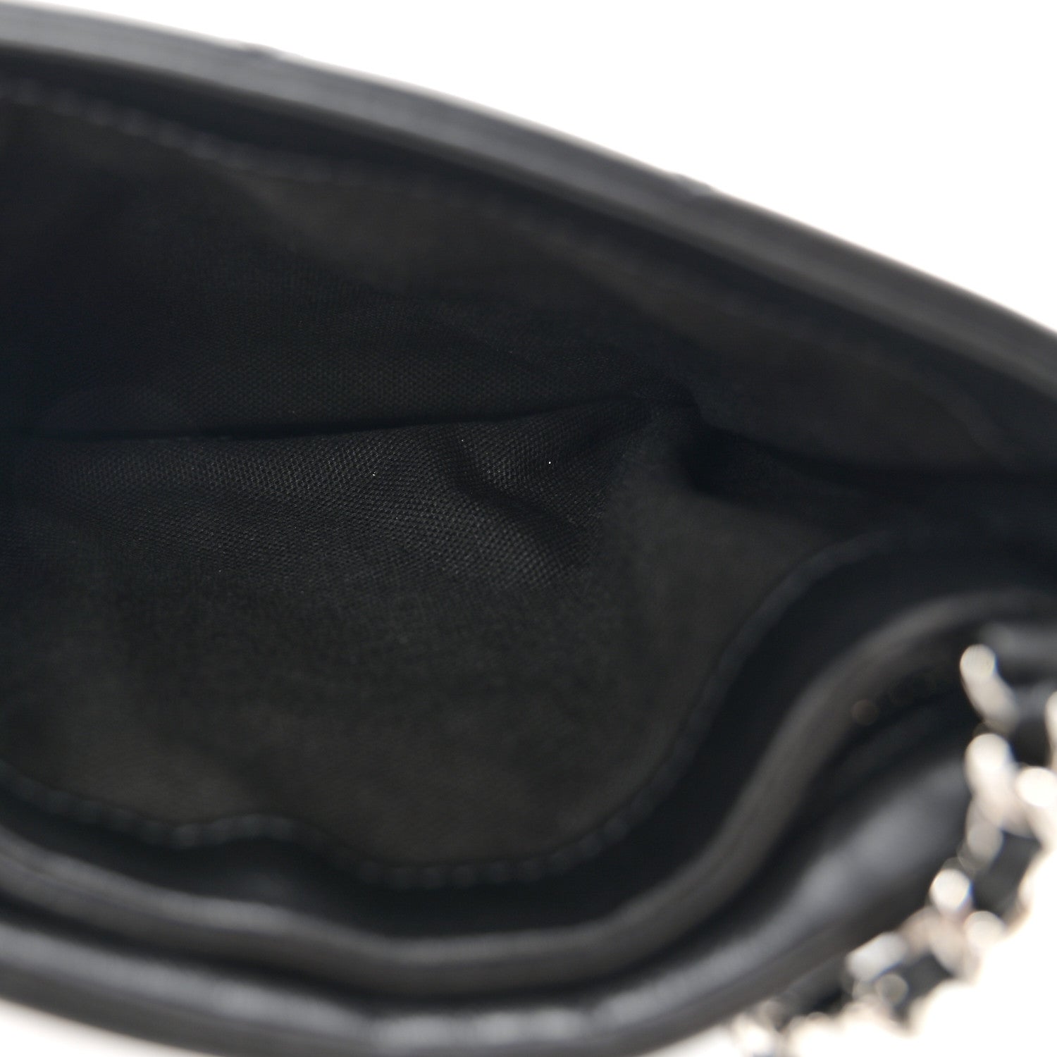 Chanel Lambskin Quilted Crossbody Bag Black 5 of 11